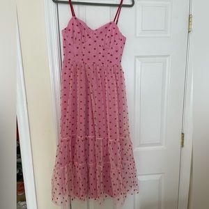 BETSEY JOHNSON HEART DRESS - NWOT & VIRAL ON TIK TOK